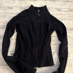 lululemon athletica Black Utility Jacket with High Collar and Slim Fit